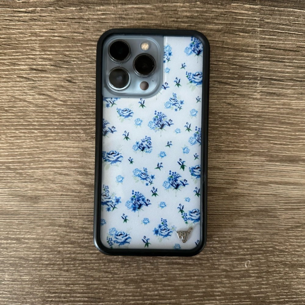 Wildflower Blue Forget Me Not Floral iPhone 13 Pro case